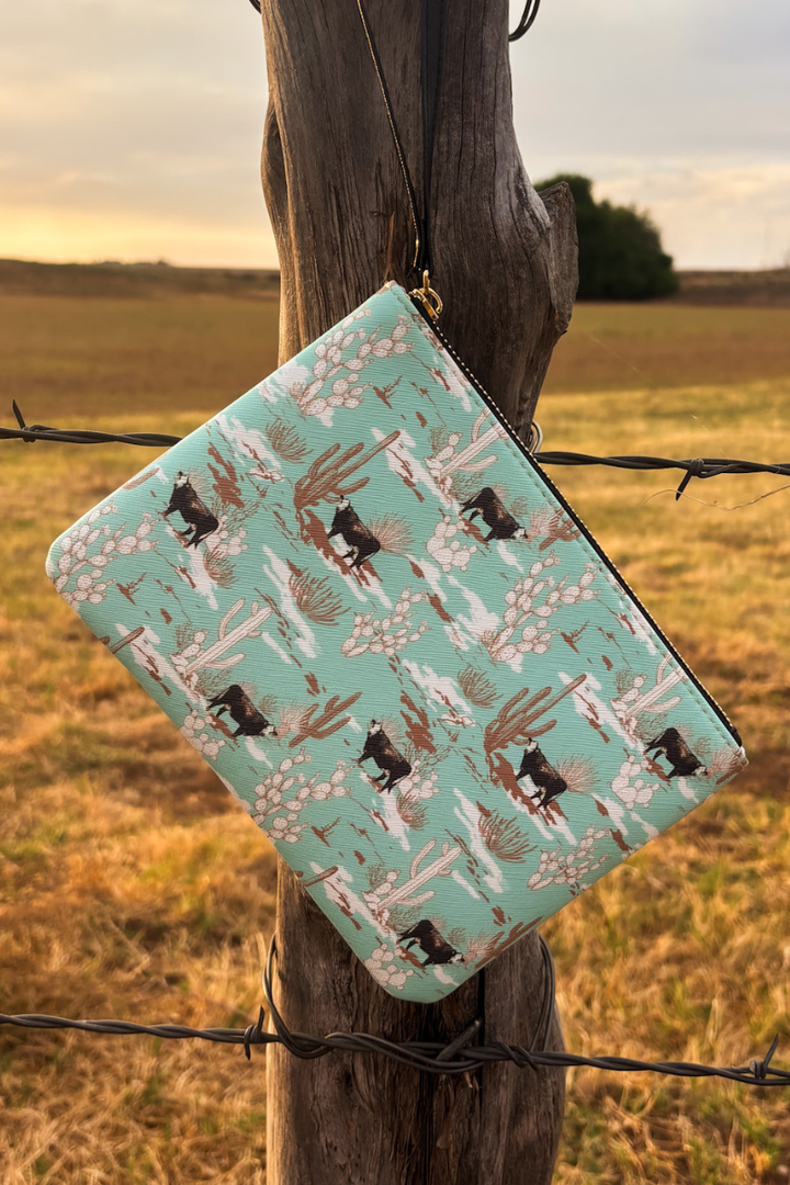 Blue Desert Cosmetic Bag