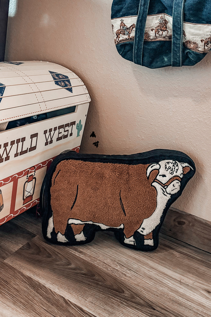 Cattle Talk – Hereford Pillow
