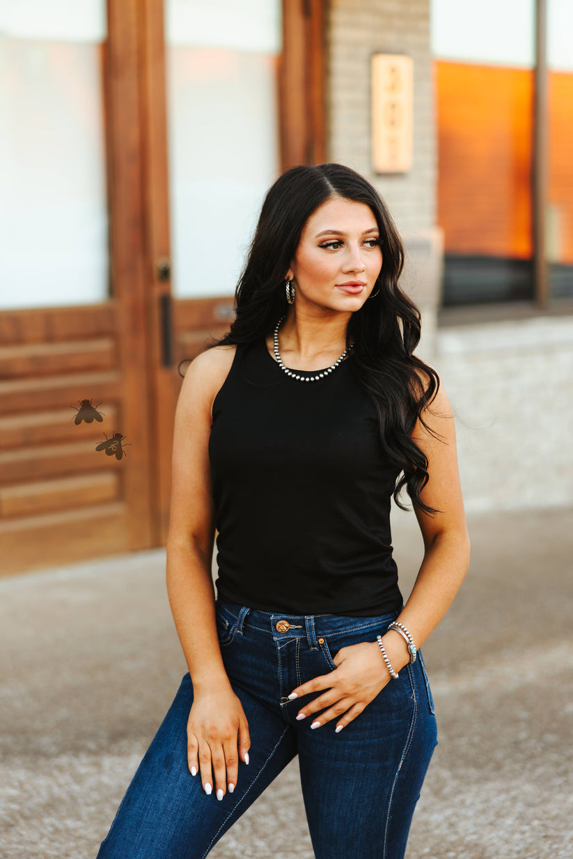 Cloud Basic Midnight Tank Top