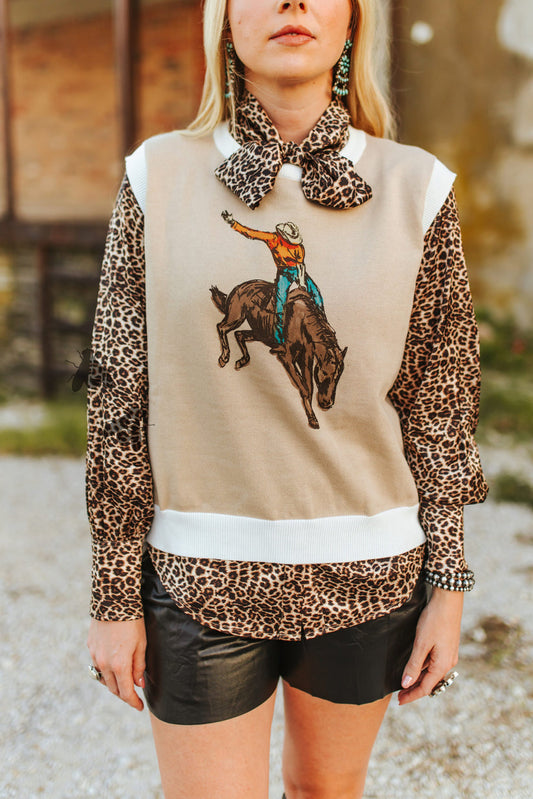 A Million Bucks Bronc Vest