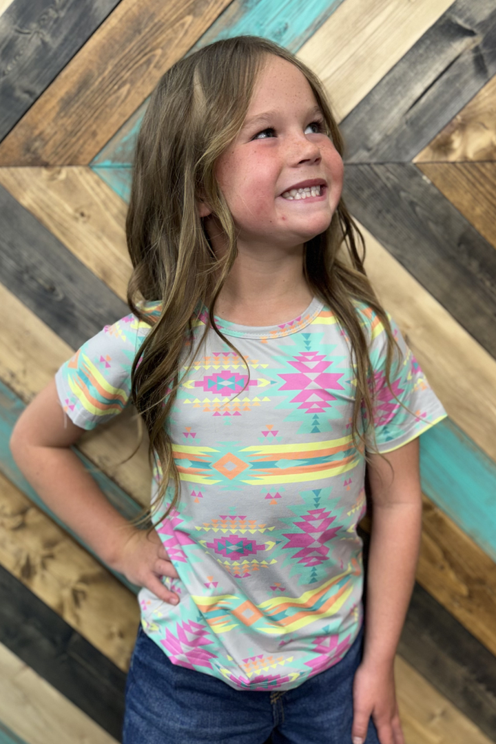 Kids Mini Aztec Daydream Top