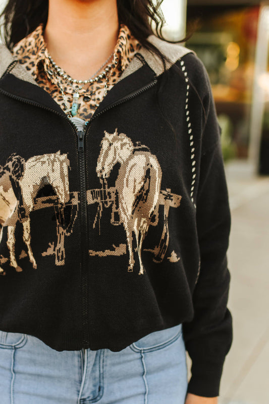 The Midnight Ranchita Zip-Up