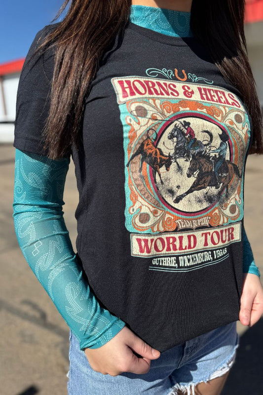 Team Roping World Tee
