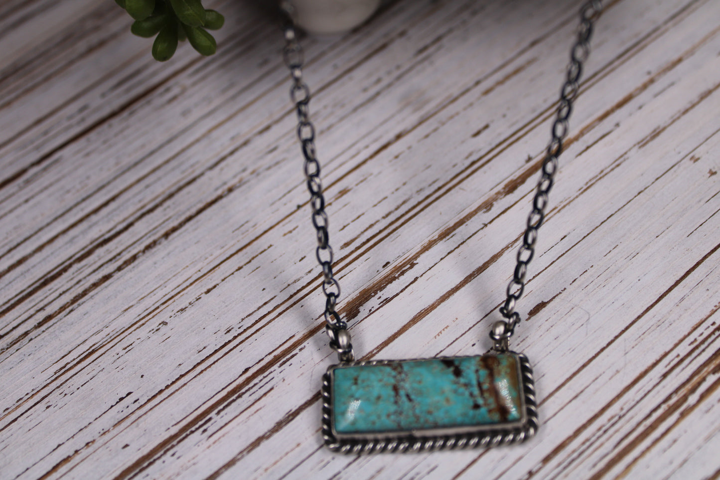Number 8 Turquoise Necklace – Navajo Artist Johnny Dixon