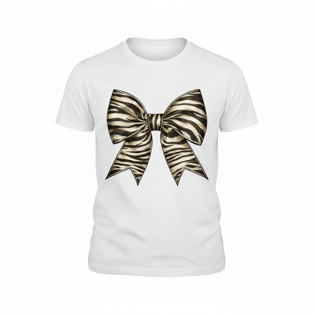 Vintage Cowgirl Safari Bow Tee