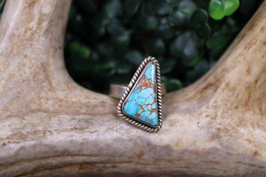 Blue Ridge Turquoise Sterling Silver Adjustable Ring