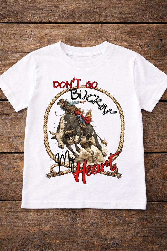 Buckin’ Hearts Valentine’s Tee - Kids