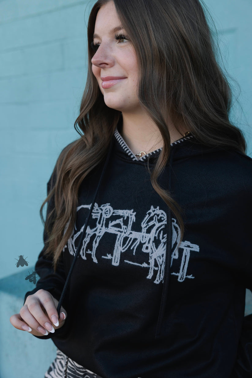 Leather or Not Pullover