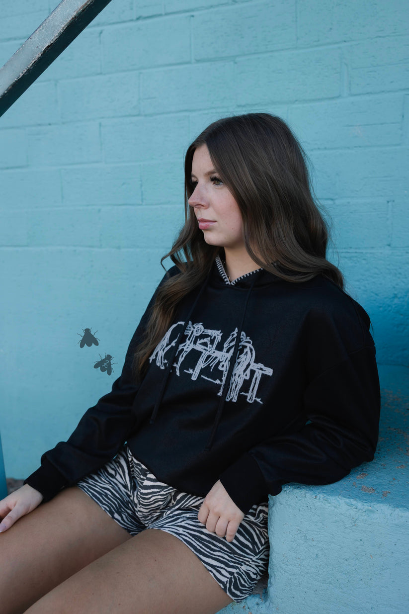 Leather or Not Pullover