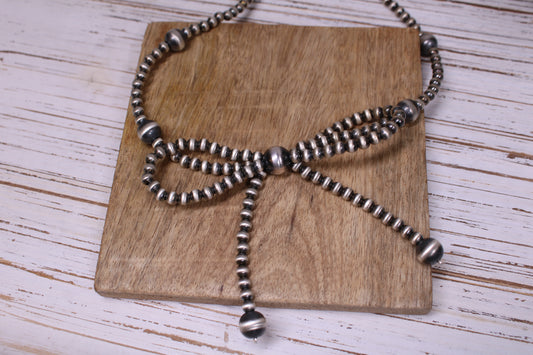 Navajo Hand-Strung 20 inch Pearl Bow Necklace – Vicky Johnson