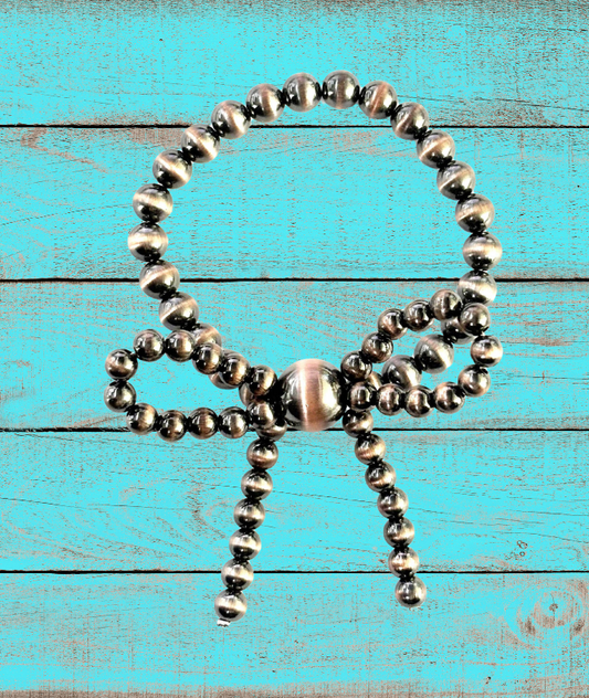 WESTERN PEARL RIBBON STRETCH BRACELET