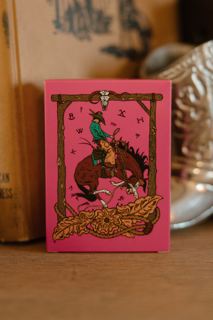 Pink Outlaw Playing Cards